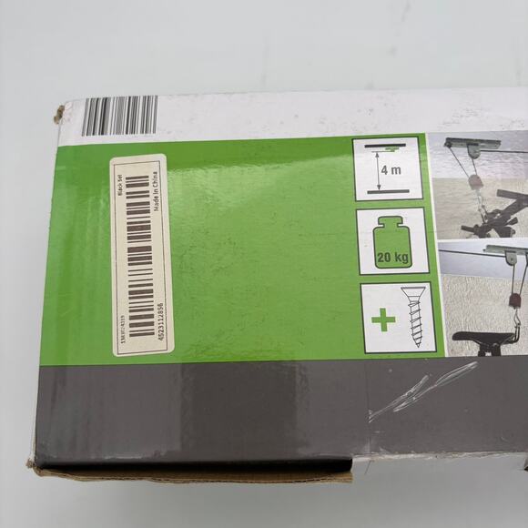 Ceiling Mounted Bike Hoist Lift Storage System 20kg Capacity New Open Box - Picture 2 of 7